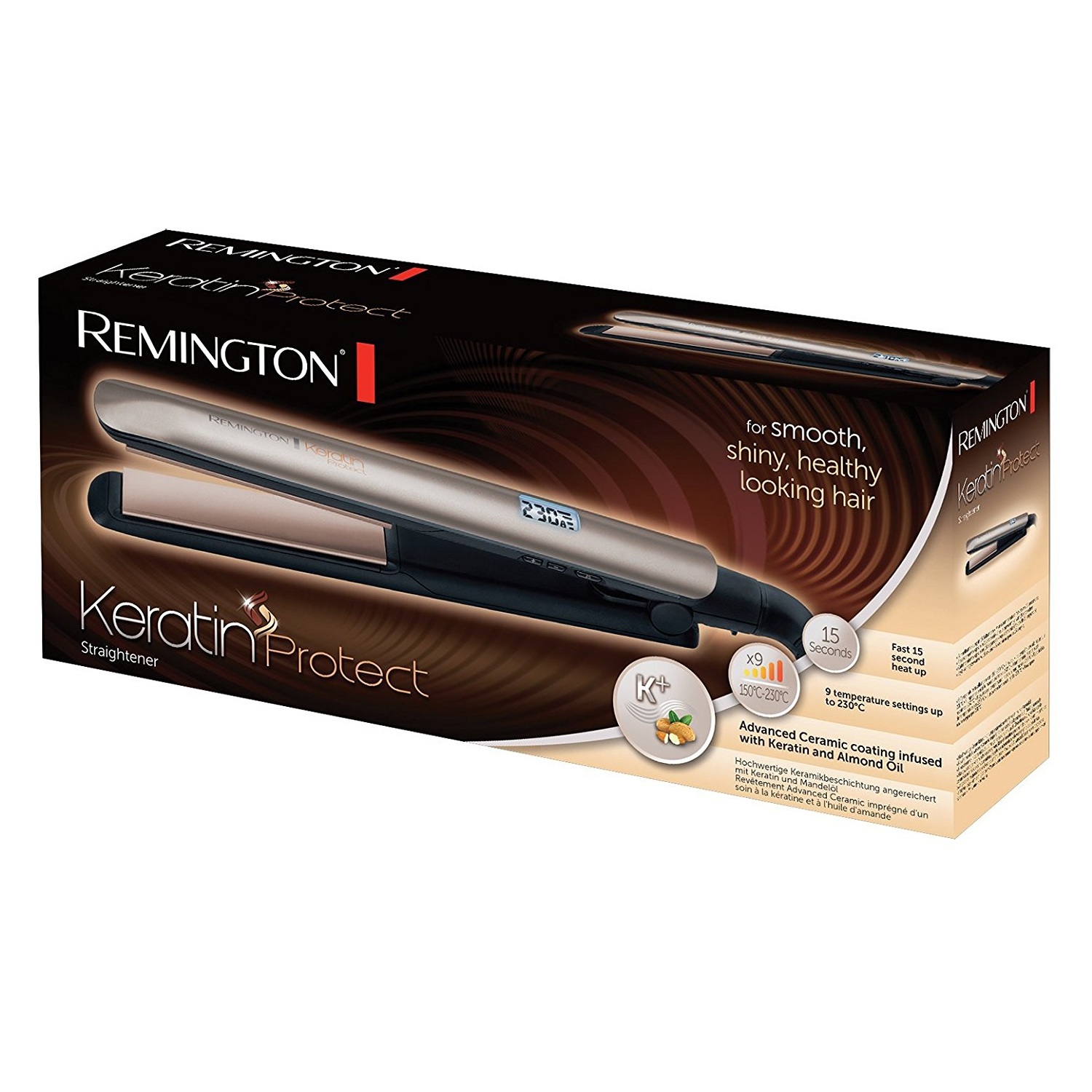 REMINGTON выпрямитель S8540 argintiu