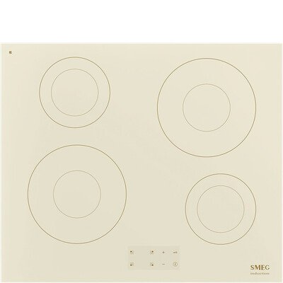 SMEG индукционная плита SI2641DP бежевый