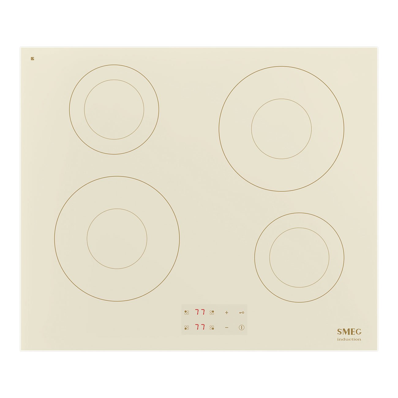 SMEG индукционная плита SI2641DP бежевый