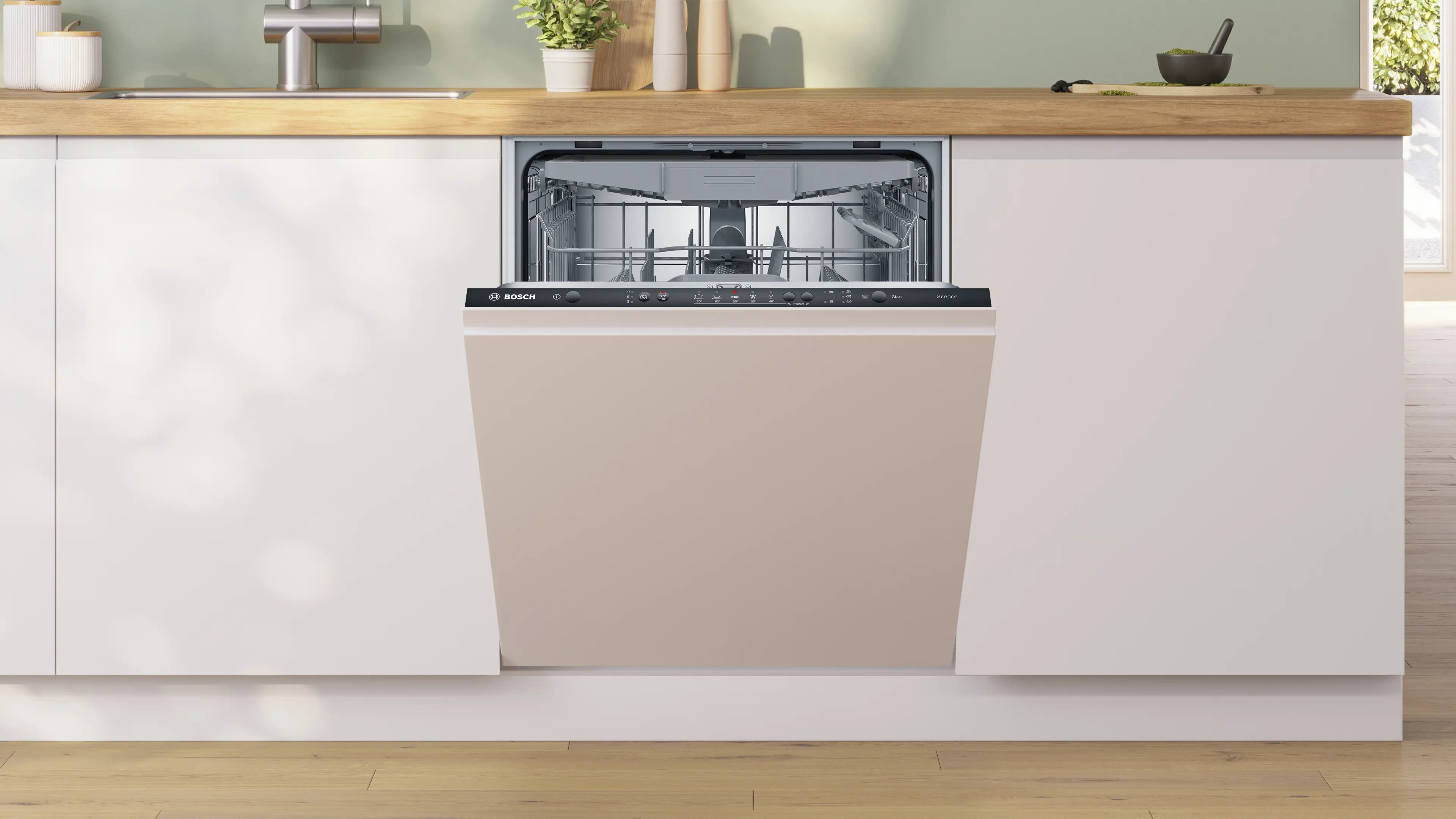 BOSCH masina de spalat vase SMV25EX02E встраиваемая 60 см