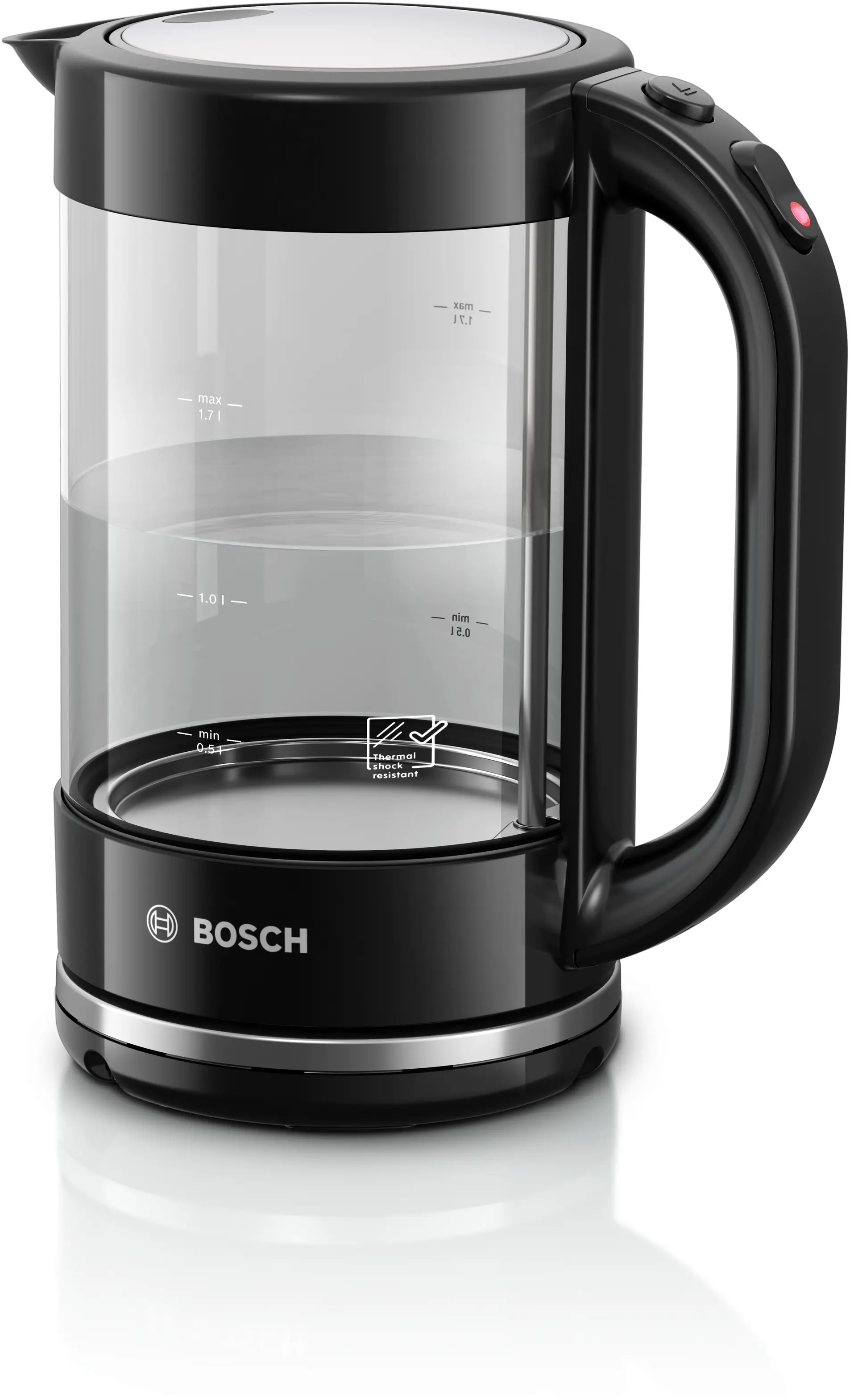 BOSCH fierbator TWK70B03 черный / стеклянный