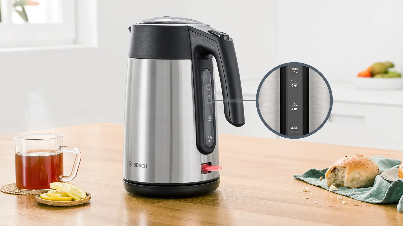 BOSCH fierbator TWK7L460 inox
