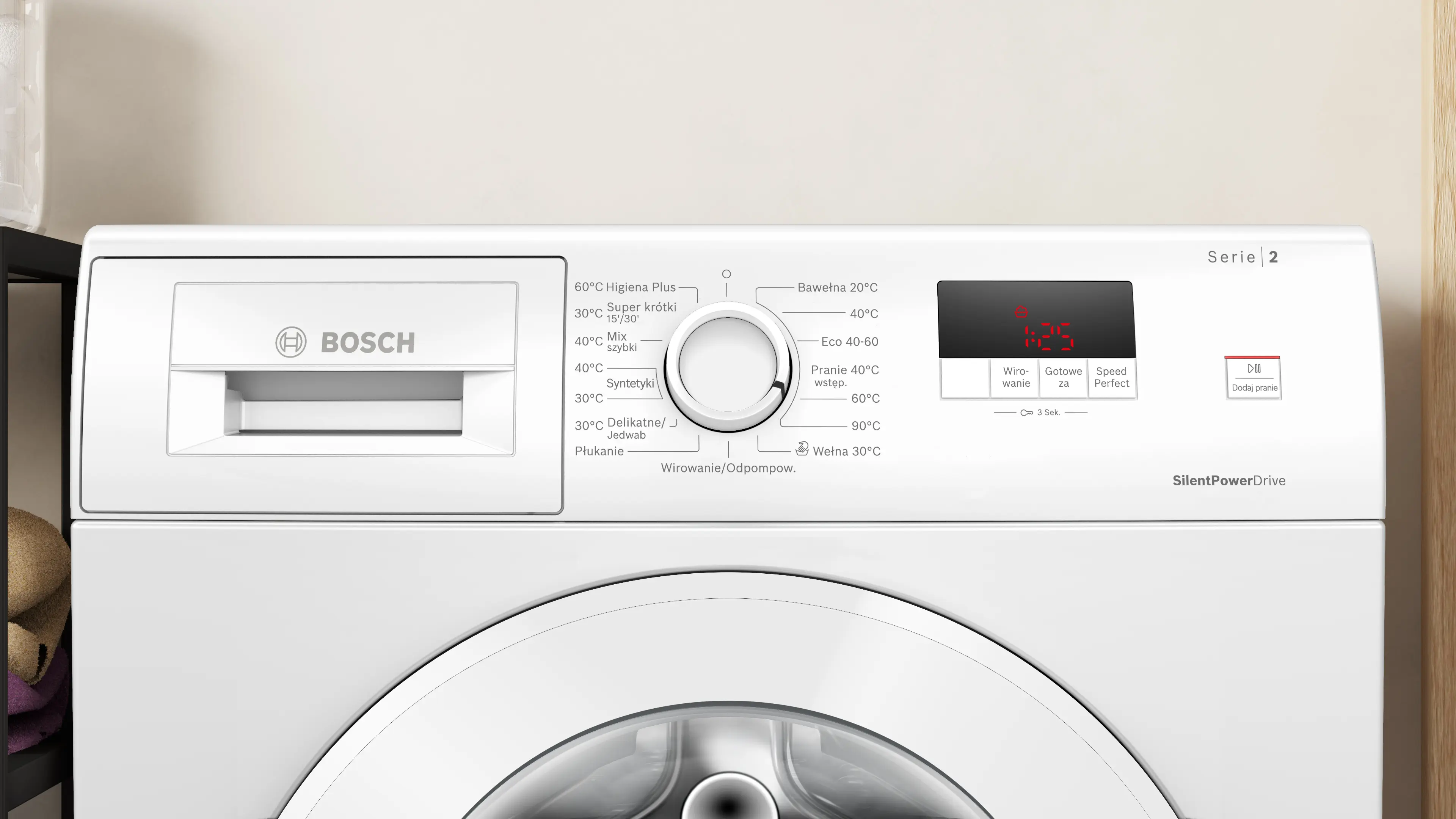 BOSCH стиральная машина WGE02201PL белый
