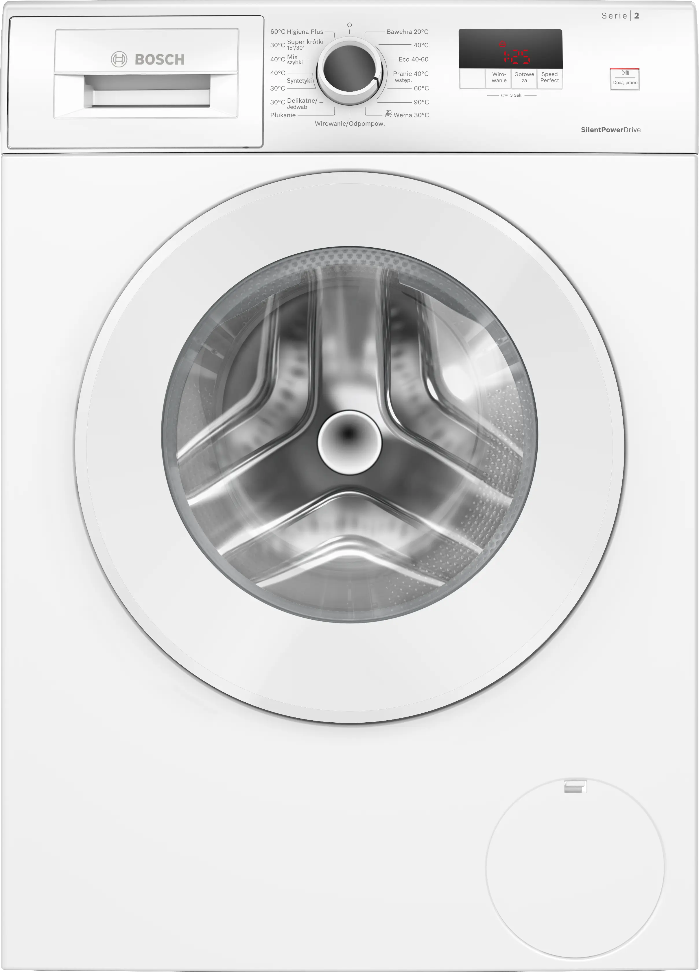 BOSCH masina de spalat rufe WGE03201PL alb