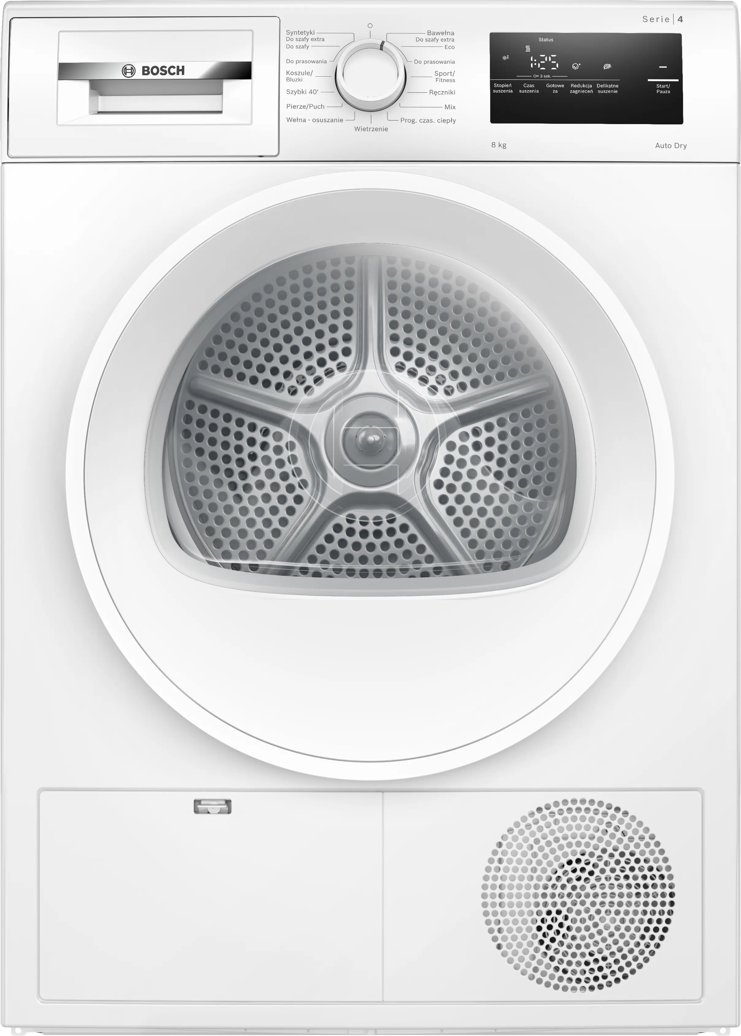 BOSCH сушильная машина WTH86200PL белый