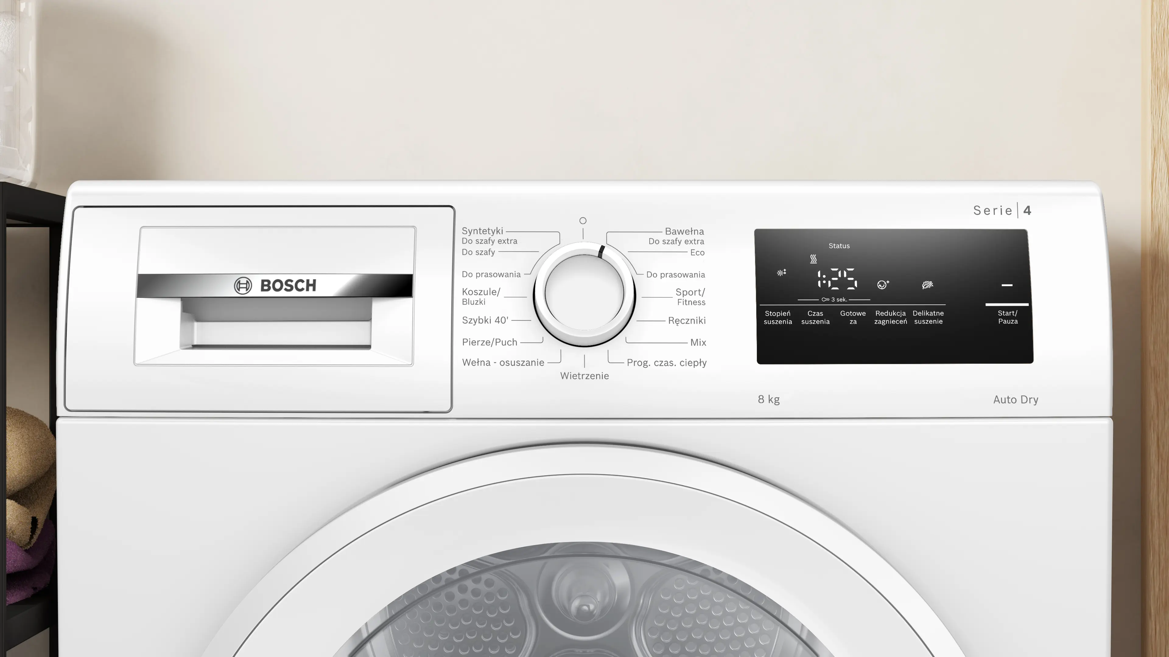 BOSCH сушильная машина WTH86200PL белый
