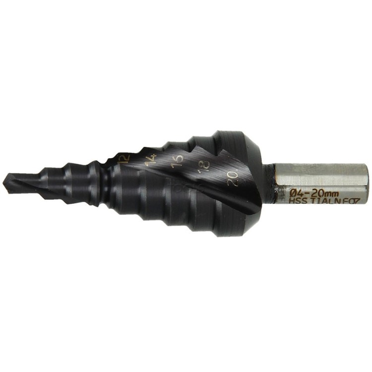 Cumpara  Burghie în trepte - Burgiu metal in trepte Hss 4-20MM Hikoki..