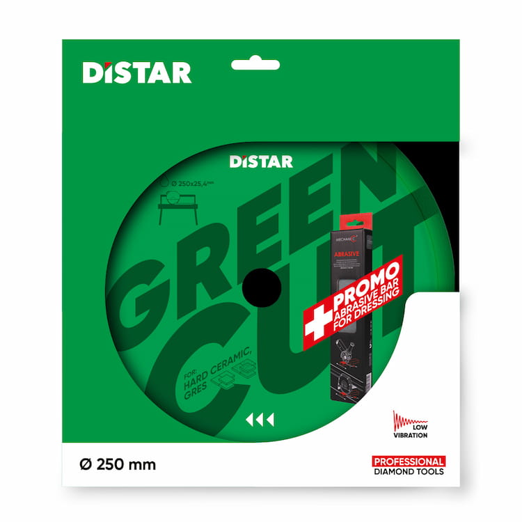 Алмазный диск 1A1R 250x1,6x10x25,4 Green Cut