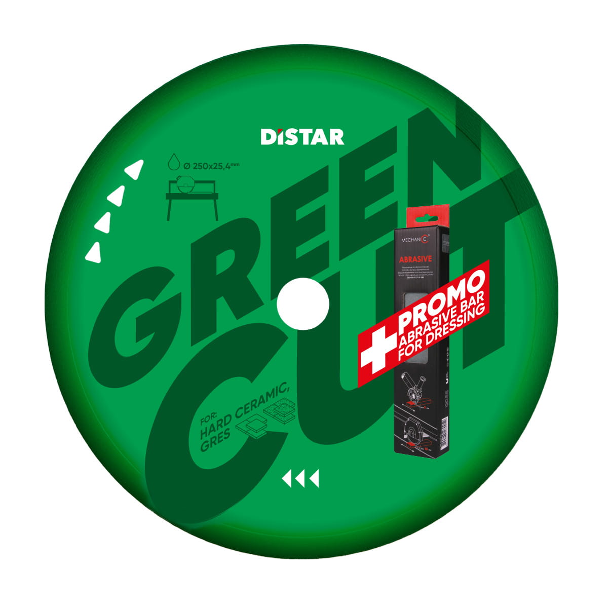 Cumpara  Discuri diamantate - Disc diamantat 1A1R 250x1,6x10x25,4 Green Cut..