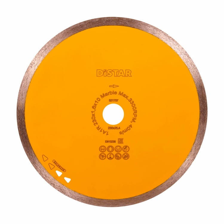 Disc cu acoperire din diamant 1A1R Marmură d230