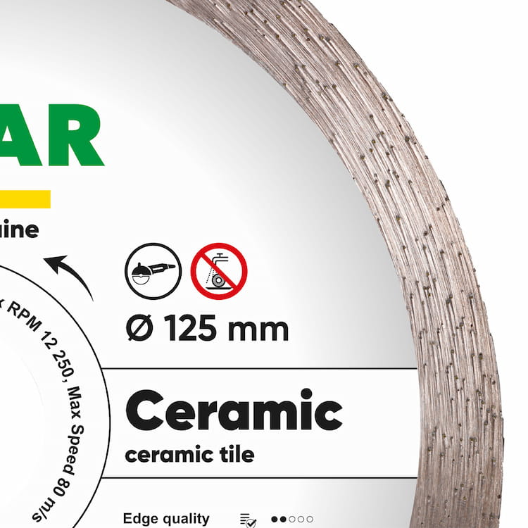 Алмазный диск 1A1R Ceramic d125