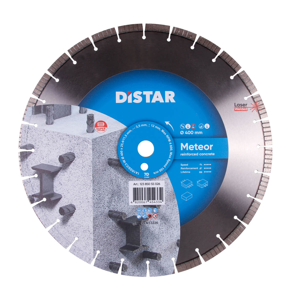 Cumpara  Discuri diamantate - Disc diamantat DISTAR pentru beton Meteor d40..