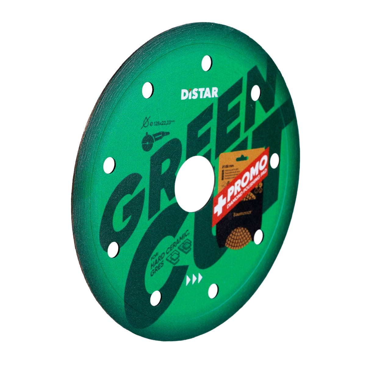 Алмазный диск 1A1R 125x1,2x8x22,23 Green Cut