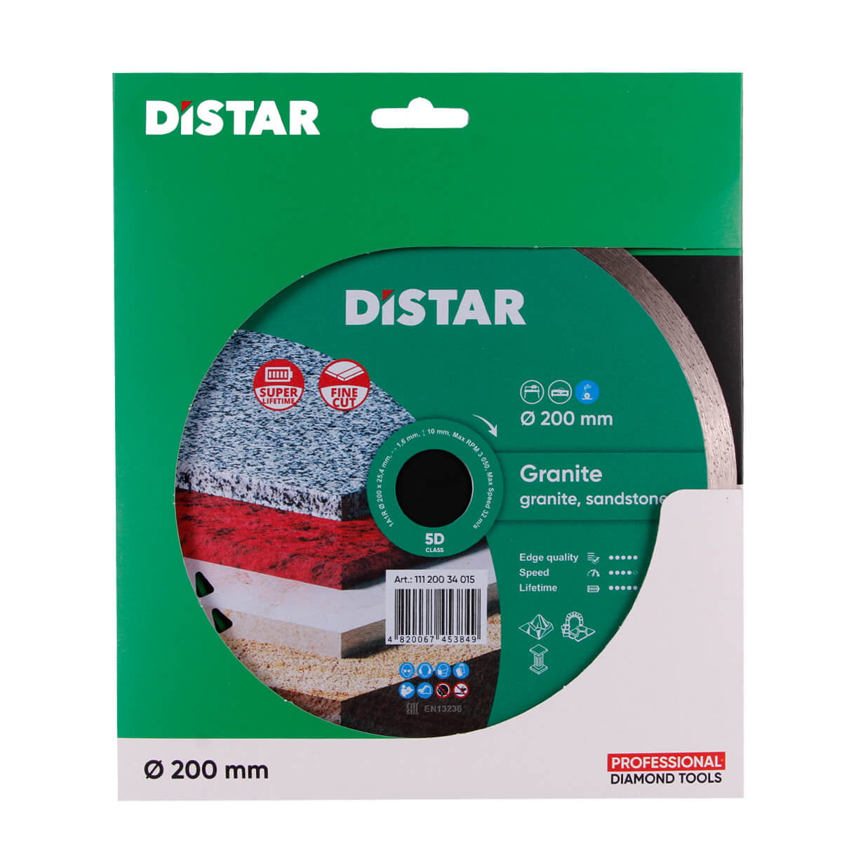 Disc diamantat 1A1R Granit d200