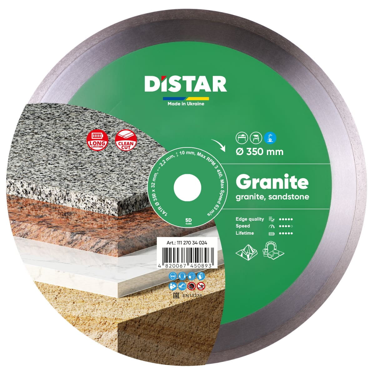 Cumpara  Discuri diamantate - Disc diamantat 1A1R Granit d350..