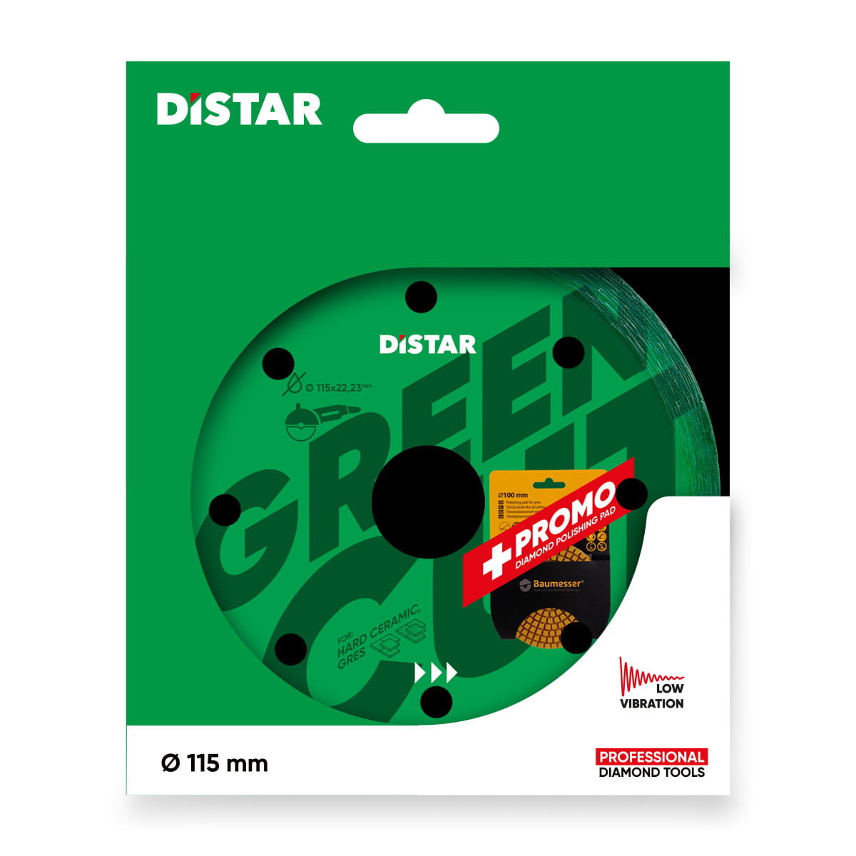 Cumpara  Discuri diamantate - Disc diamantat 1A1R 115x1,2x8x22,23 Green Cut..