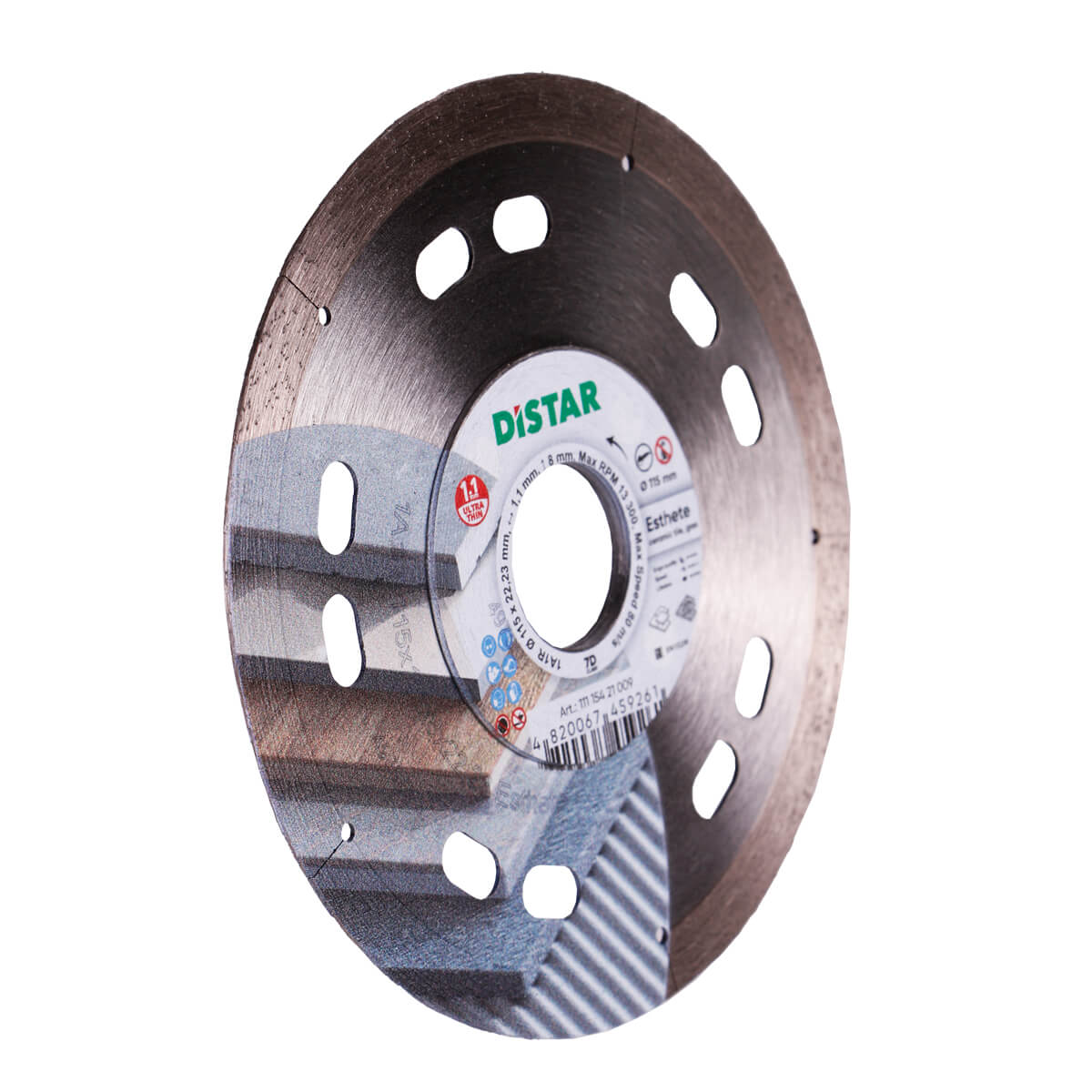 Disc diamantat DISTAR pentru placi ceramici Esthete d115