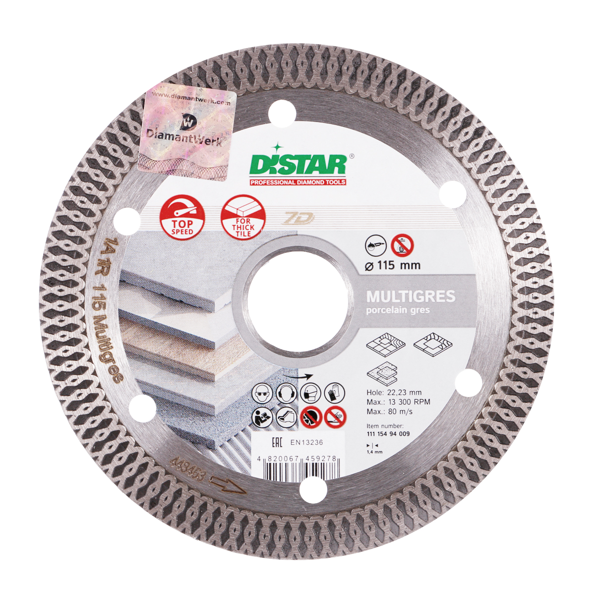 Cumpara  Discuri diamantate - Disc diamantat DISTAR pentru placi ceramici M..