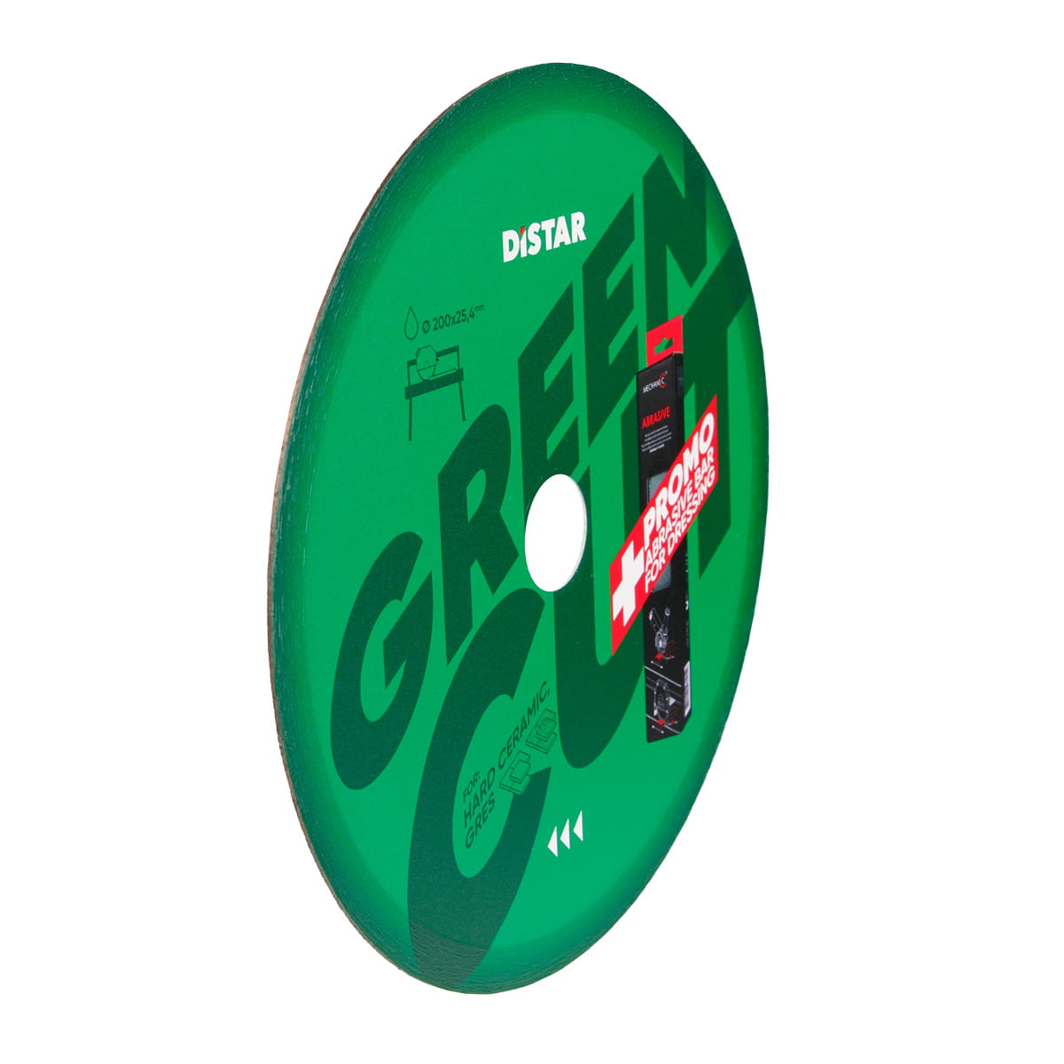 Алмазный диск 1A1R 200x1,6x10x25,4 Green Cut