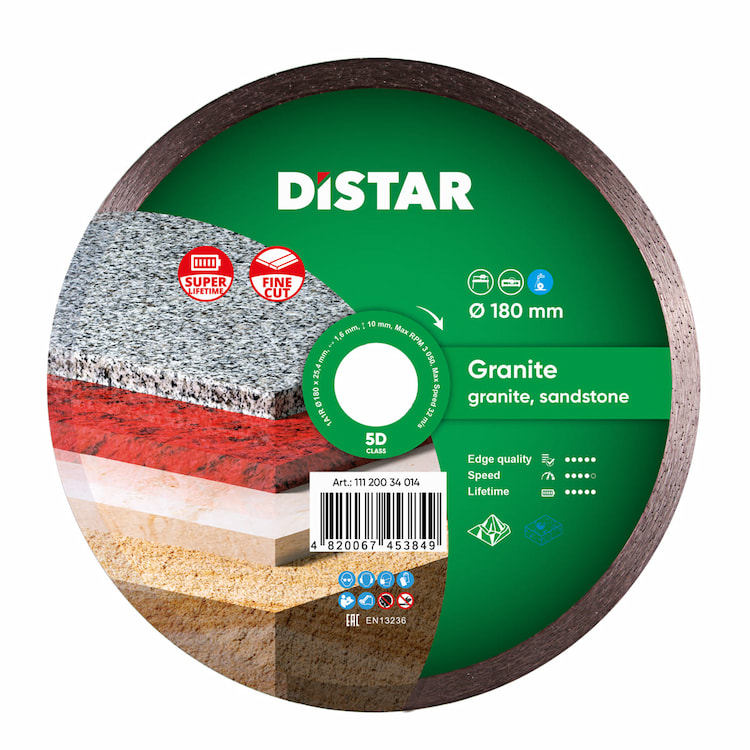 Cumpara  Discuri diamantate - Disc de diamant 1A1R Granit d180..