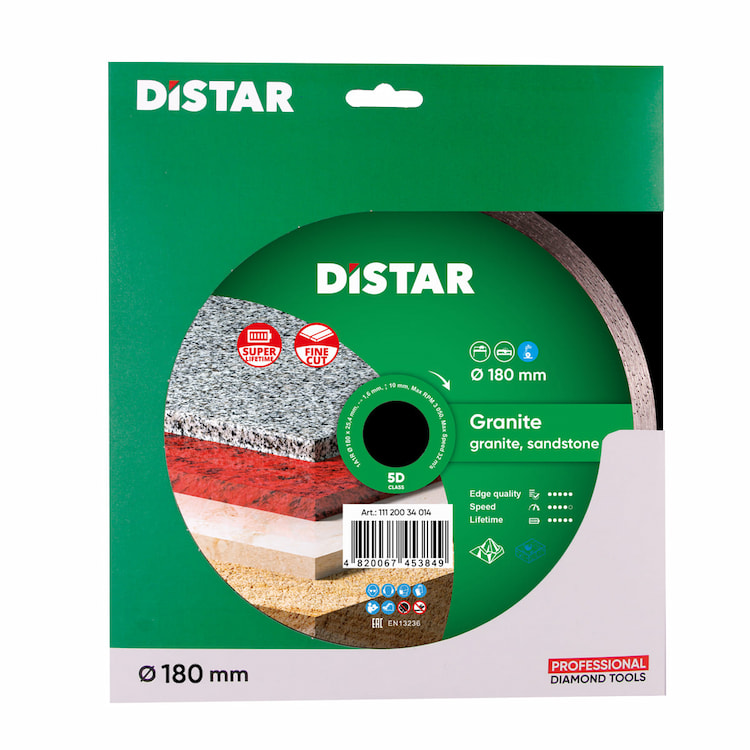 Disc de diamant 1A1R Granit d180