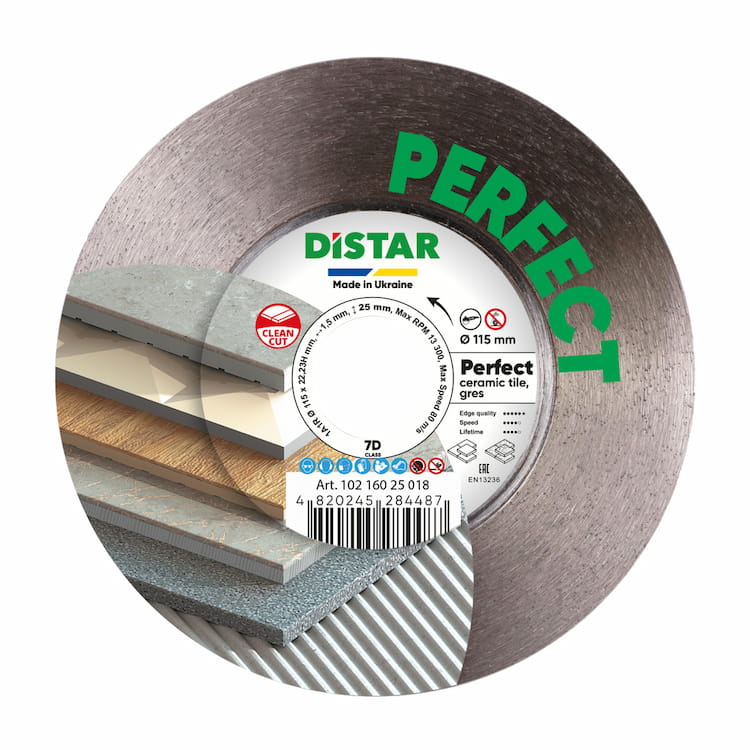 Cumpara  Discuri diamantate - Disc diamantat 1A1R Perfect d115x1,5x25x22,23..