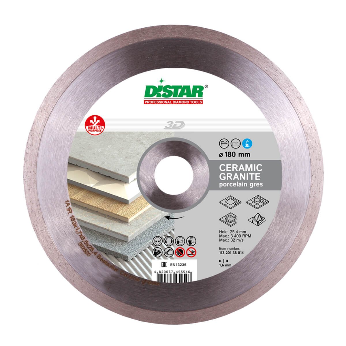 Cumpara  Discuri diamantate - Disc diamantat DISTAR pentru placi ceramici C..