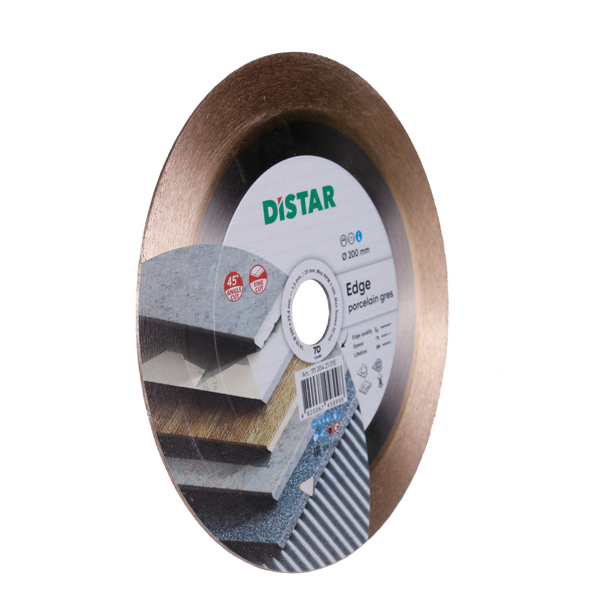 Disc diamantat DISTAR pentru placi ceramici Edge d200