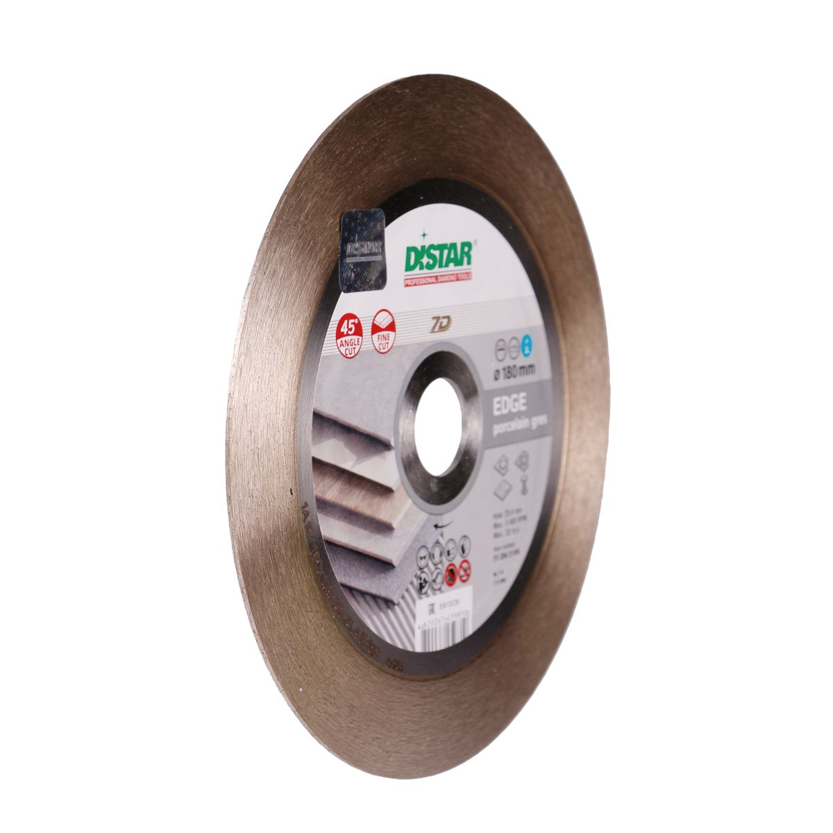 Disc diamantat DISTAR pentru placi ceramici Edge d180