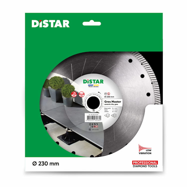 Disc cu acoperire din diamant 1A1R pentru gresie Gres Master d230x22,23/H