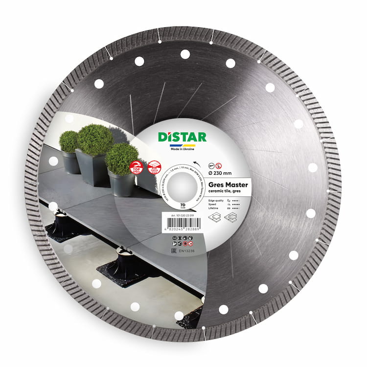 Disc cu acoperire din diamant 1A1R pentru gresie Gres Master d230x22,23/H