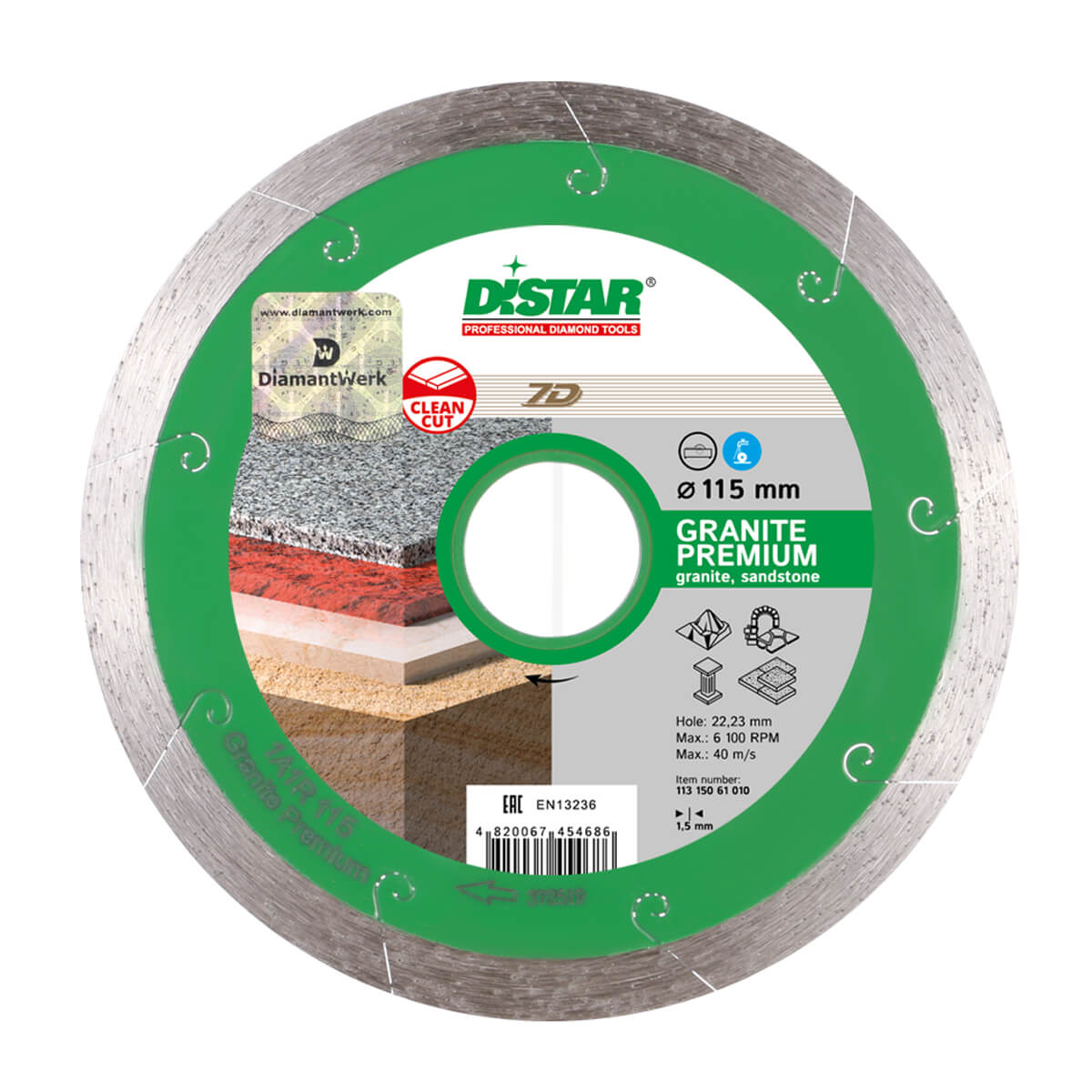 Cumpara  Discuri diamantate - Disc diamantat DISTAR pentru granit,marmura G..