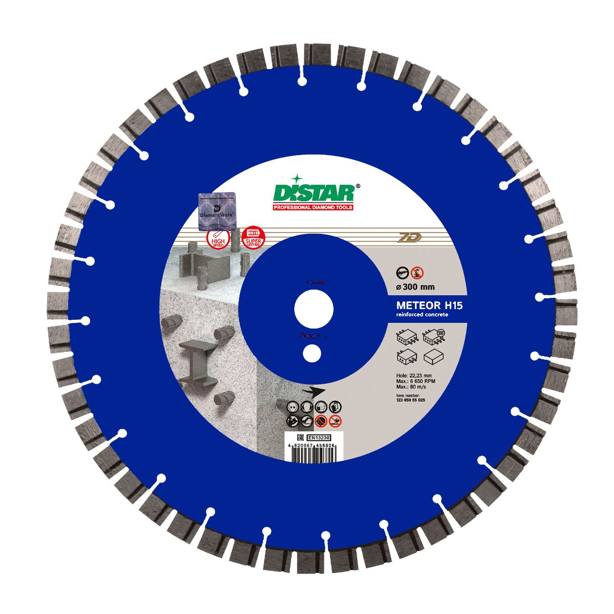 Cumpara  Discuri diamantate - Disc diamantat DISTAR pentru beton Meteor H15..