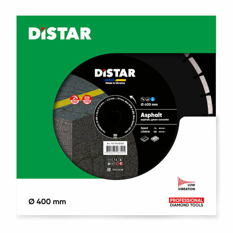 Disc diamantat 1A1RSS/C3-H d400x25,4 Asfalt