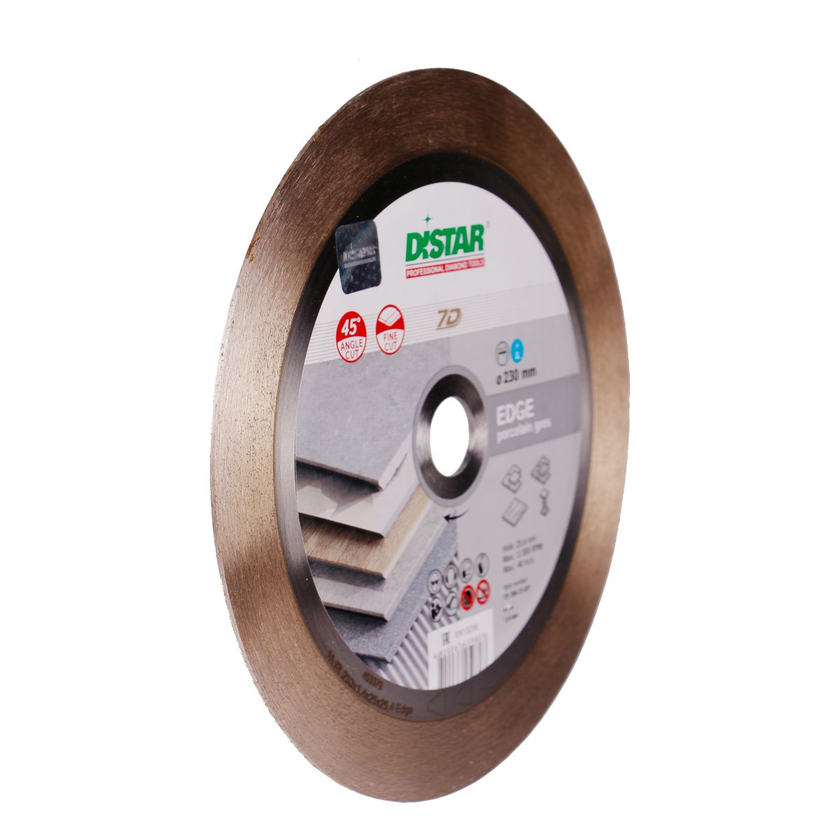 Disc diamantat DISTAR pentru placi ceramici Edge d230
