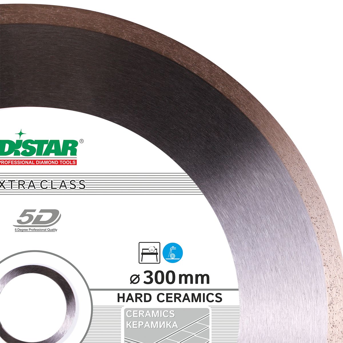 Алмазный диск 1A1R Hard Ceramics d300x25,4