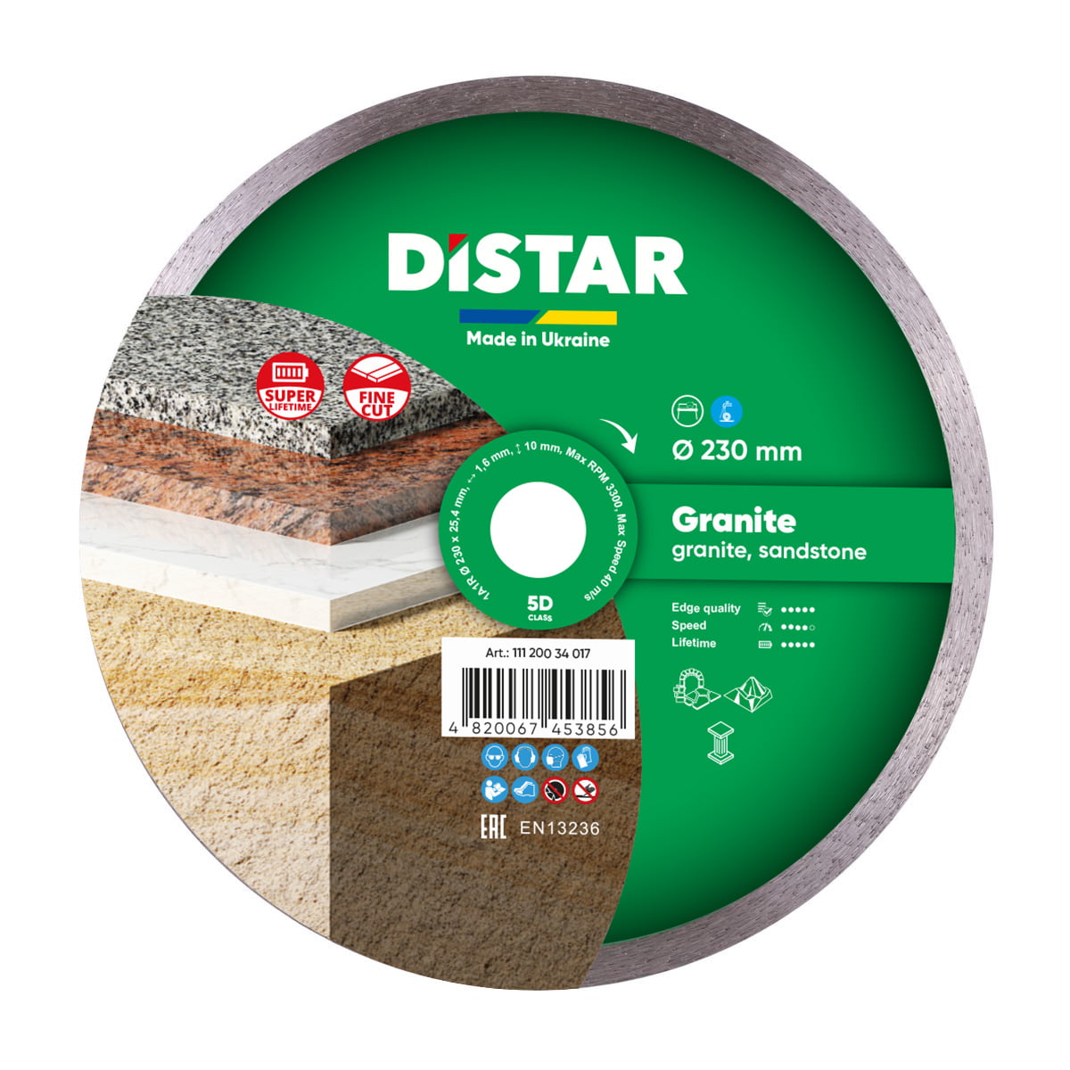 Disc diamantat 1A1R Granite d230