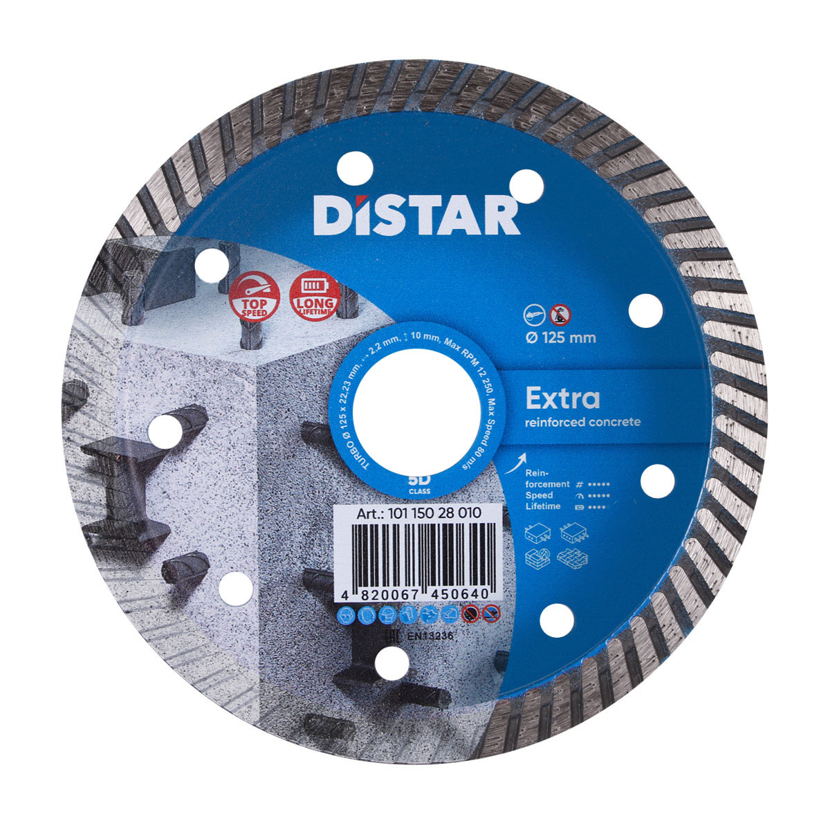 Cumpara  Discuri diamantate - Disc diamantat DISTAR pentru beton Extra d125..