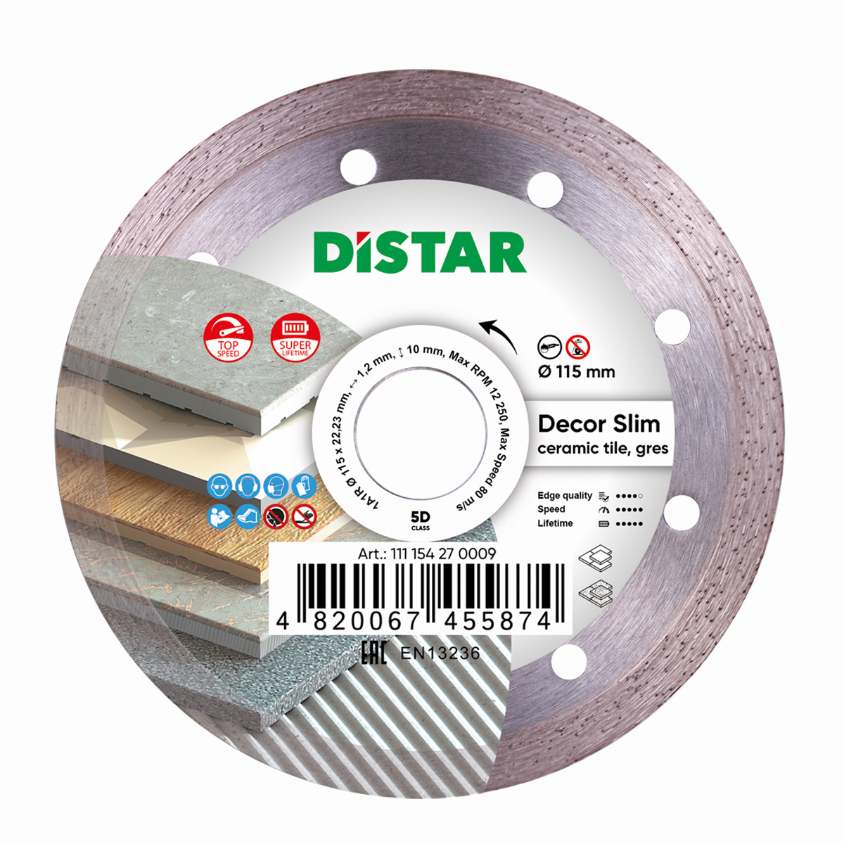 Cumpara  Discuri diamantate - Disc diamantat DISTAR pentru placi ceramici D..