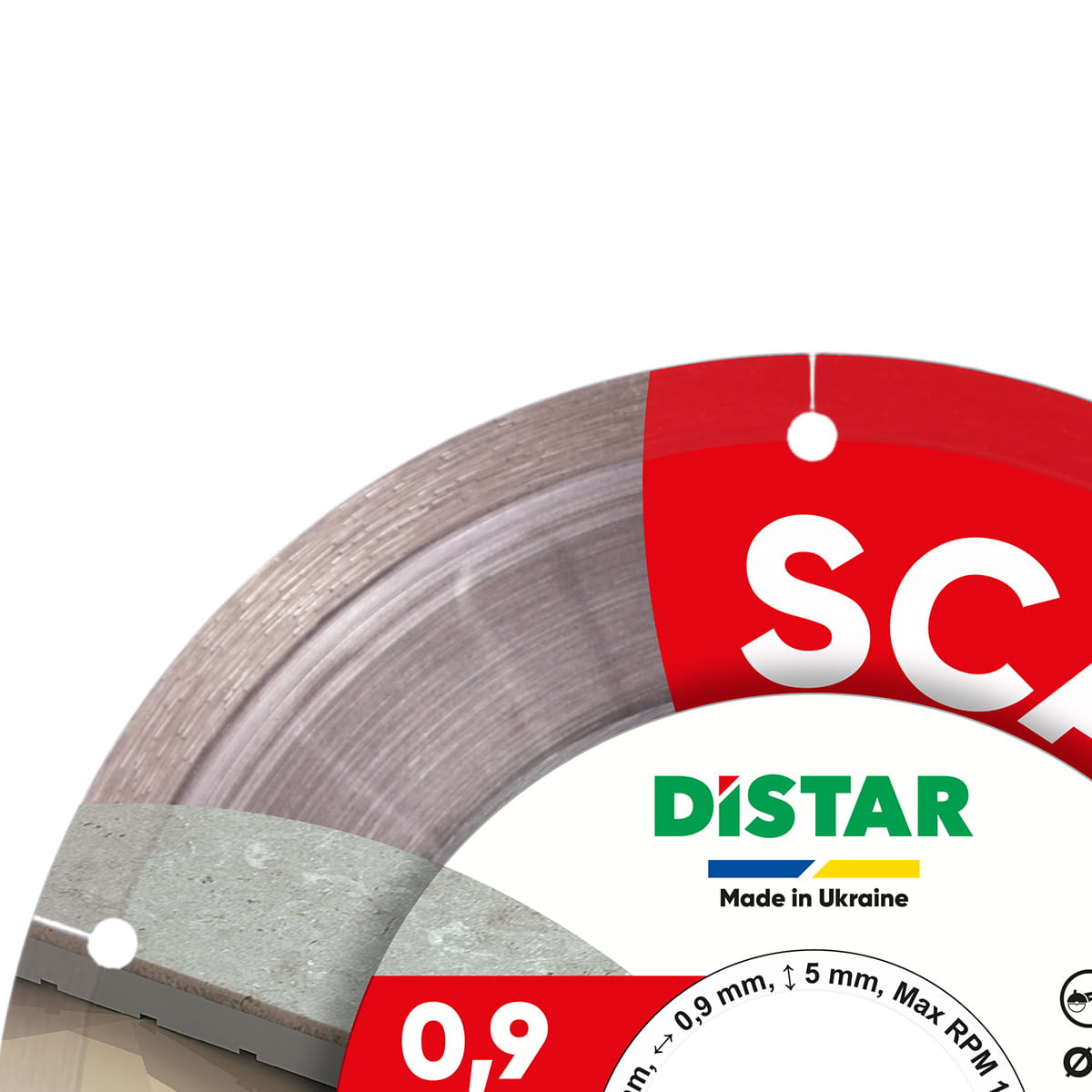 Disc cu acoperire din diamant 1A1R Scalpel d101,6x22,23 mm