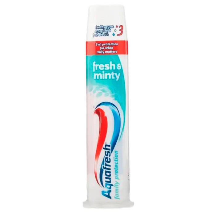 Зубная паста, AQUAFRESH, 100мл, Fresh Menthol..