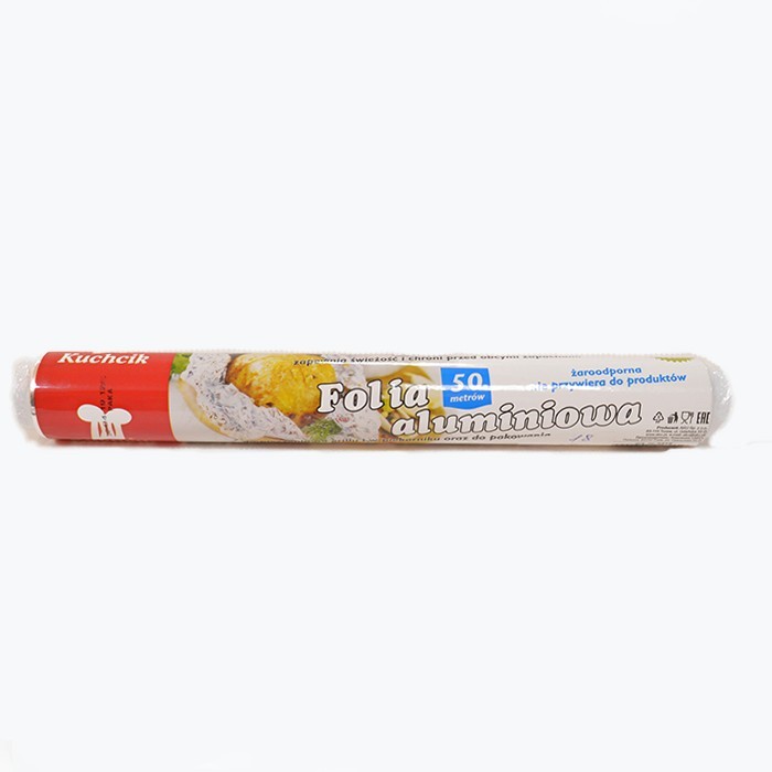 Cumpara  Folie de aluminiu, folie alimentară, hârtie de copt - Алюминиевая фольга, Kuchcik, 50м, 28см..