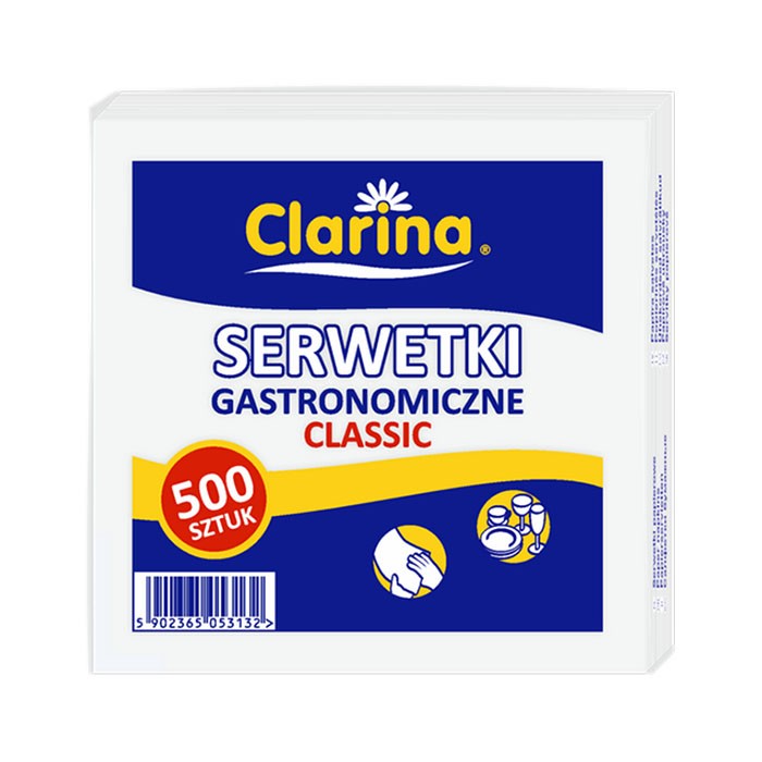 Cumpara  Șervețele și prosoape de hârtie - Настольные салфетки, CLARINA, 17x17см, 500шт,..