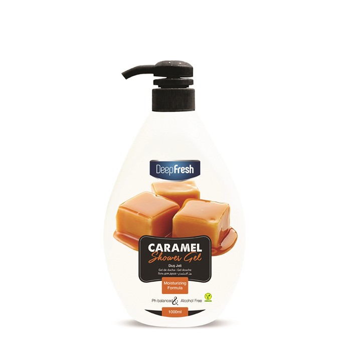 Гель для душа, DEEP FRESH, Caramel, 1Л, с дозатором