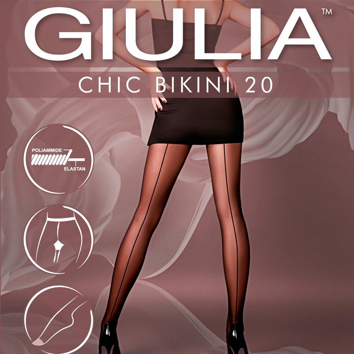 Колготки женские, GIULIA, Bikini, 2..