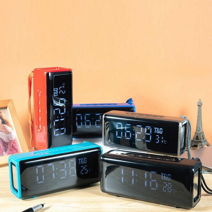 Портативная колонка USB/AUX, Bluetooth/Wi-Fi, Пластик, Различные Цвета