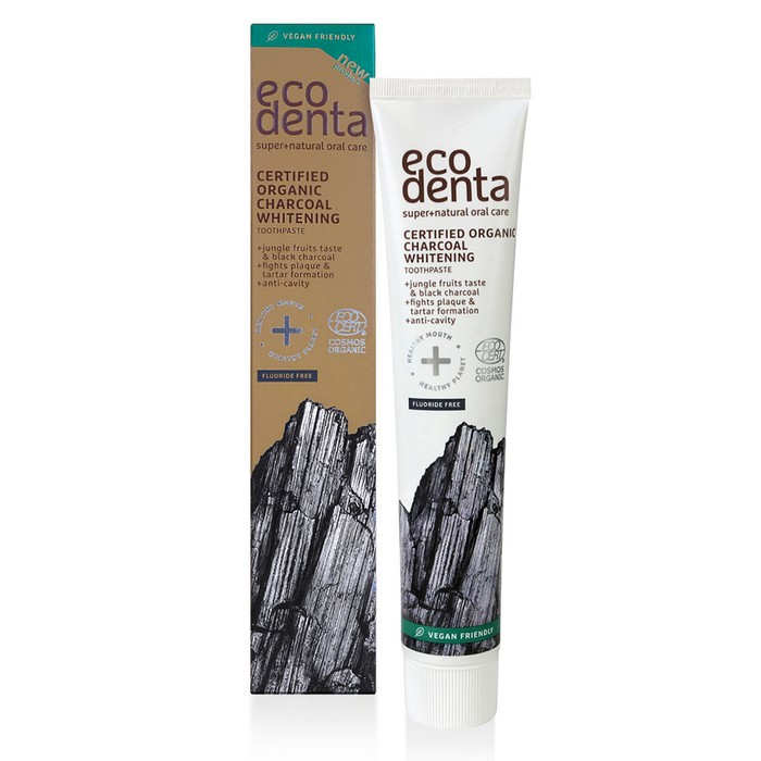 Cumpara  Paste de dinți și ape de gură - Зубная паста, ECODENTA, 75мл, Charcoal black..