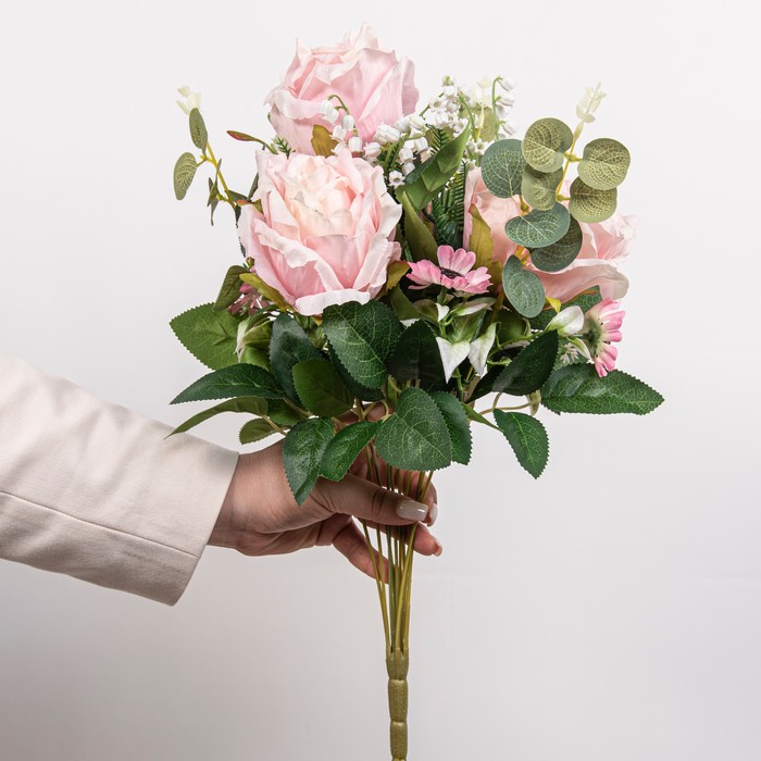 Cumpara  Plante și flori artificiale - Искусственный букет Светло- Розовый, 49cм..