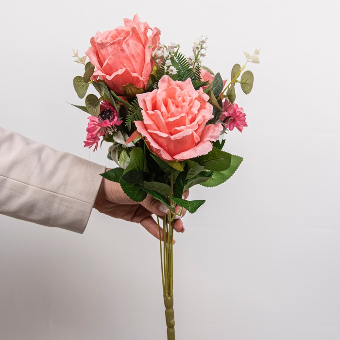 Cumpara  Plante și flori artificiale - Искусственный букет Розовый, 49cм..