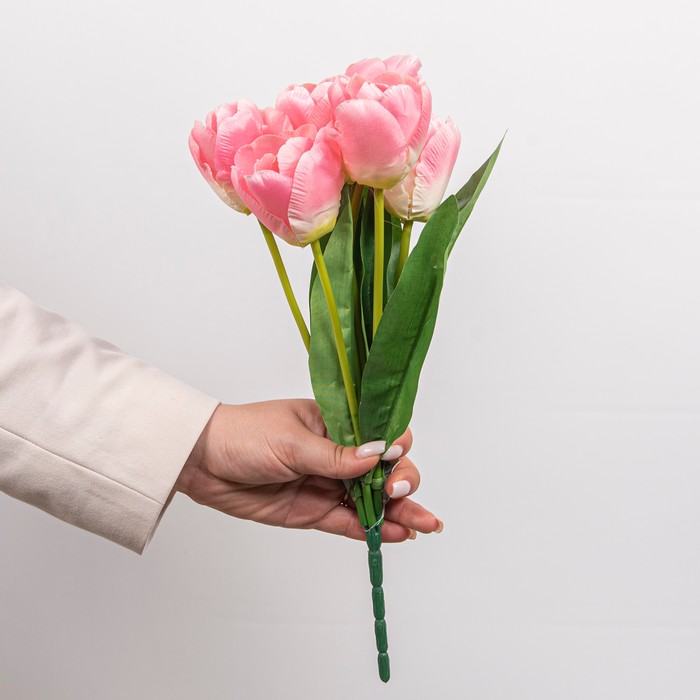 Cumpara  Plante și flori artificiale - Искусственный букет Тюльпан, Светло- Розовый,..